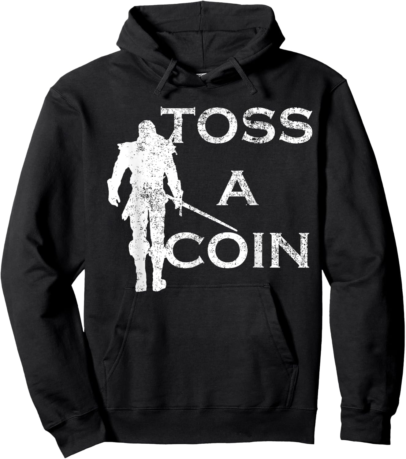 Funny Men Women Toss A Coin To Your Hoodie - Hoodie | Black