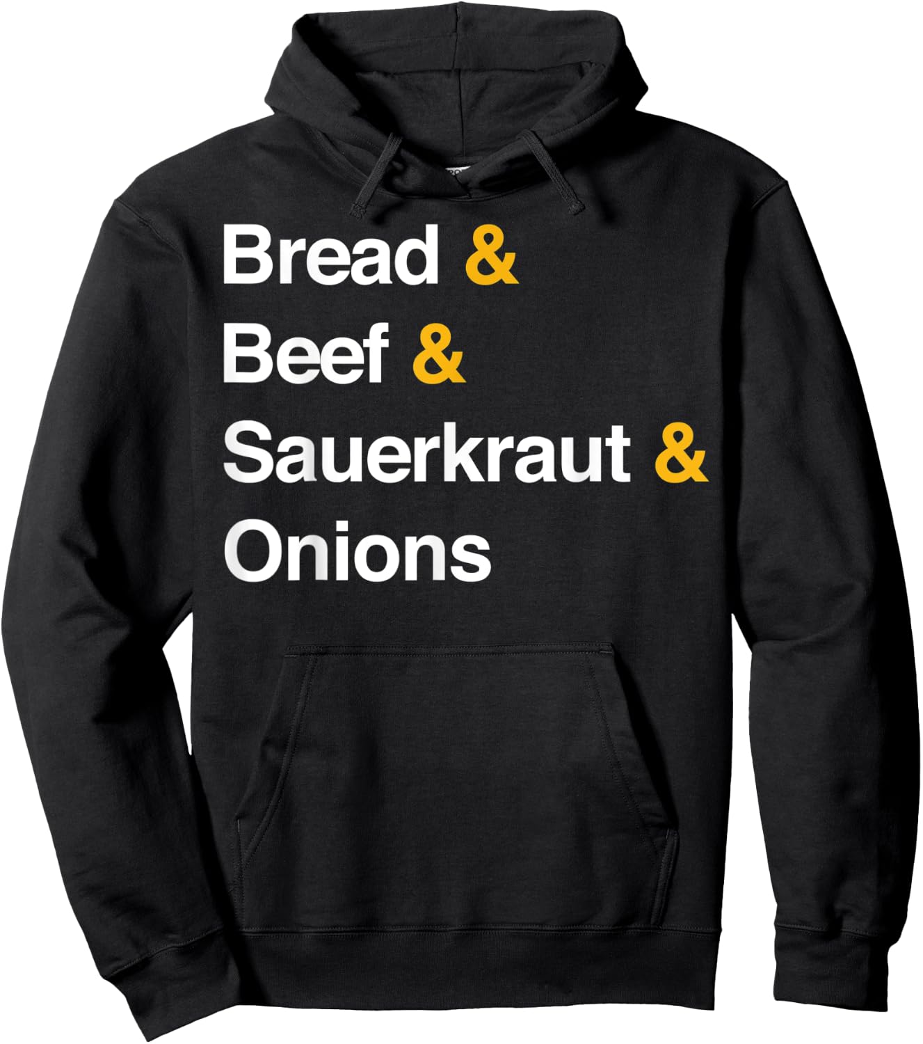 Ingredient List Nebraska Sandwich Runza Hoodie - Hoodie | Black