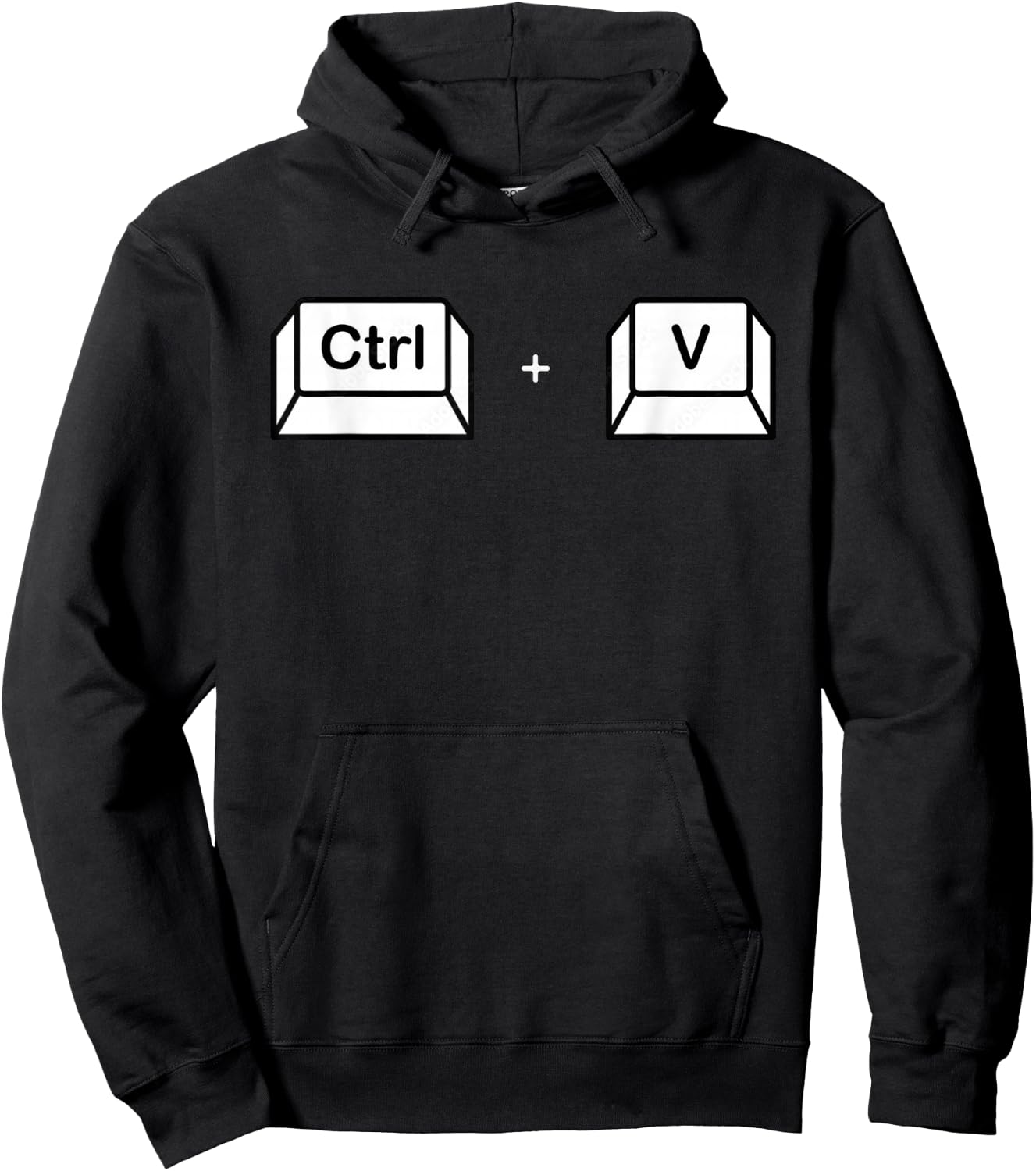 Ctrl V Family Matching Copy Paste dad son daughter Hoodie - Hoodie | Black