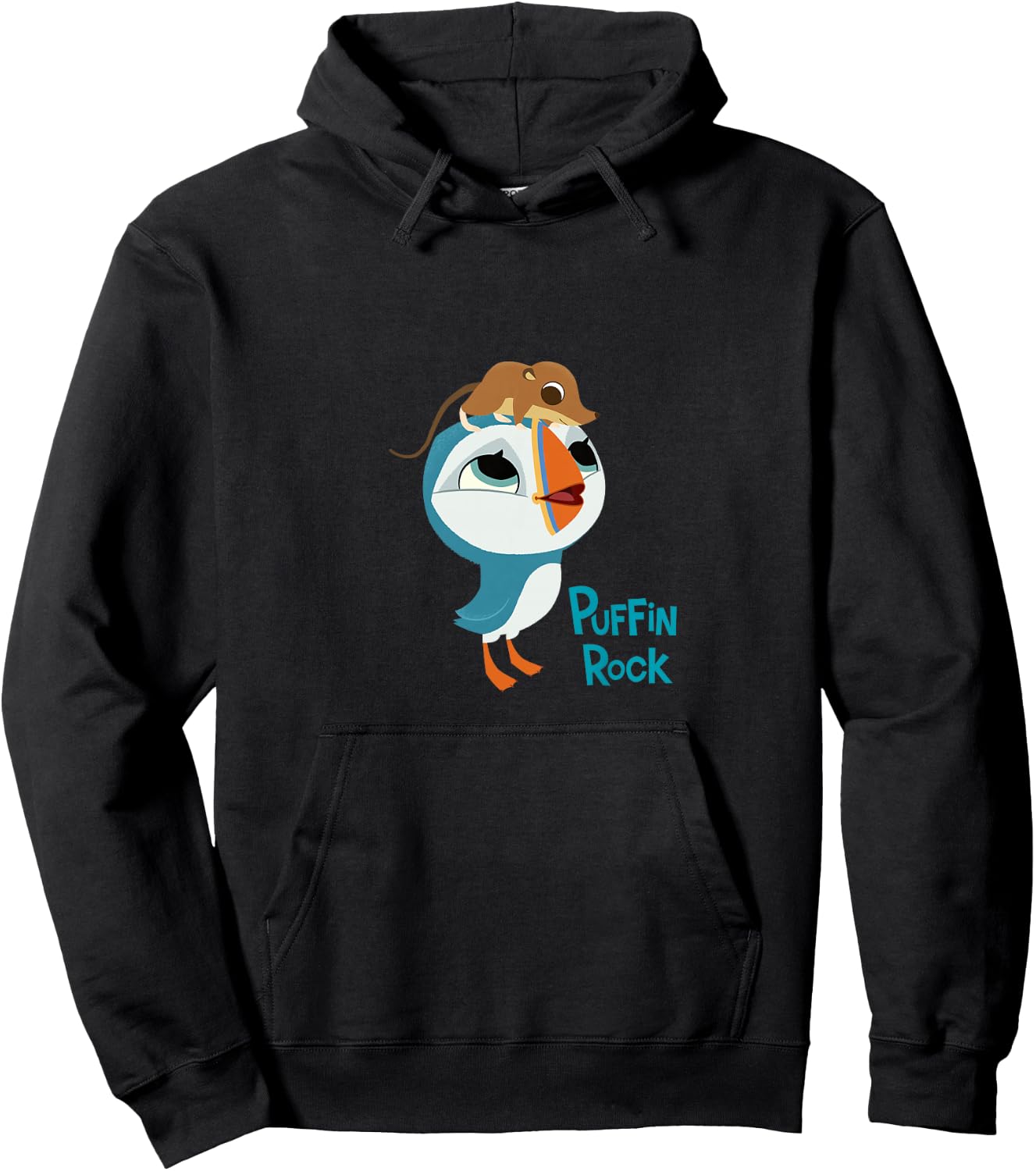 Puffin Rock - Official Merchandise - Oona & Mossy Hoodie - Hoodie | Black