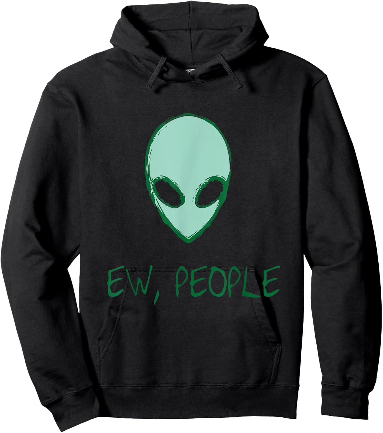 Alien Shirt Ew People Alien Hoodie - Hoodie | Black