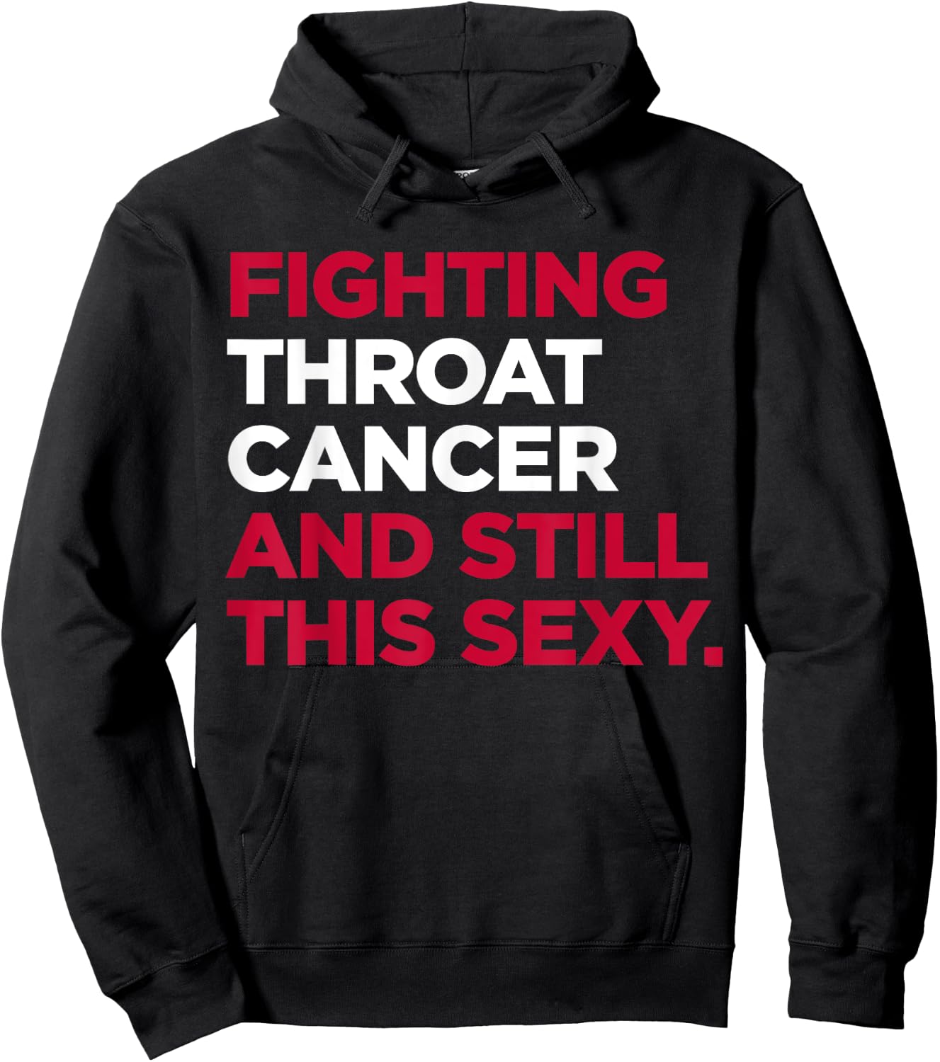 Throat Cancer Shirt | Throat Cancer Awareness Gift Hoodie - Hoodie | Black
