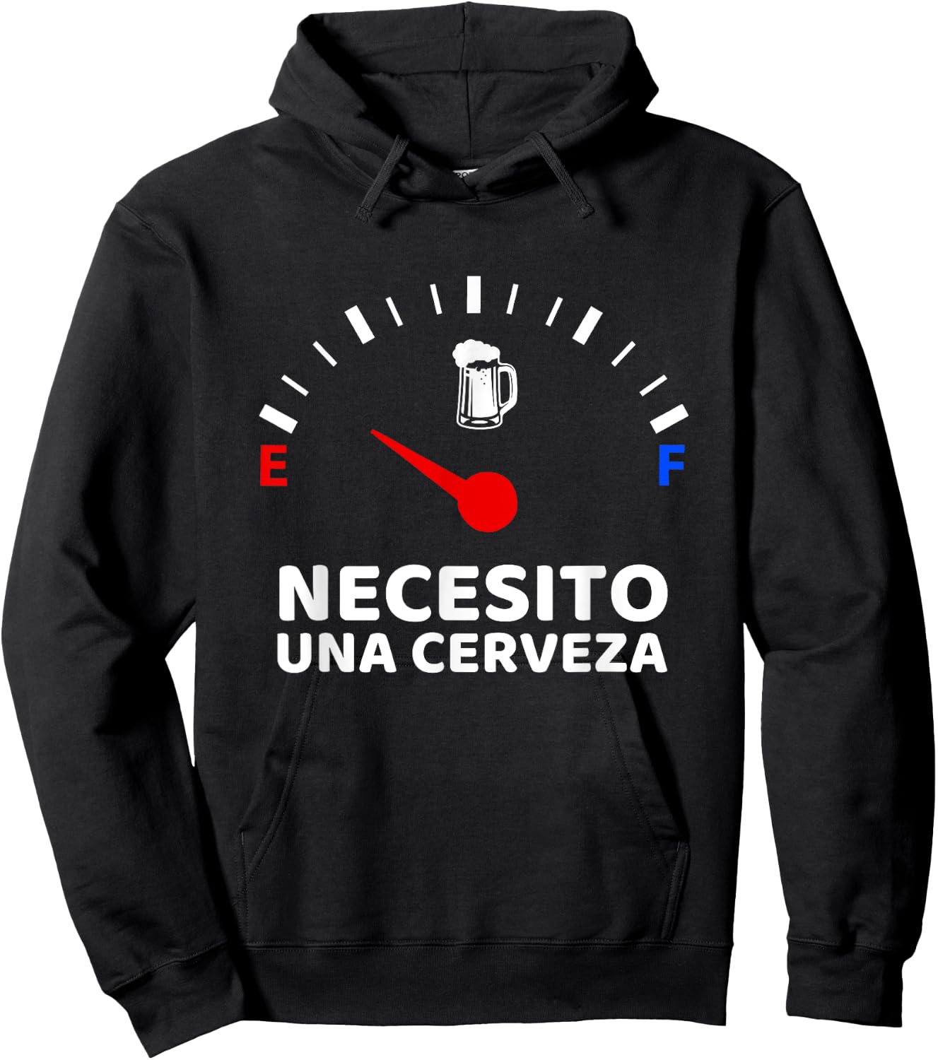 Necesito Una Cerveza Hoodie - Hoodie | Black
