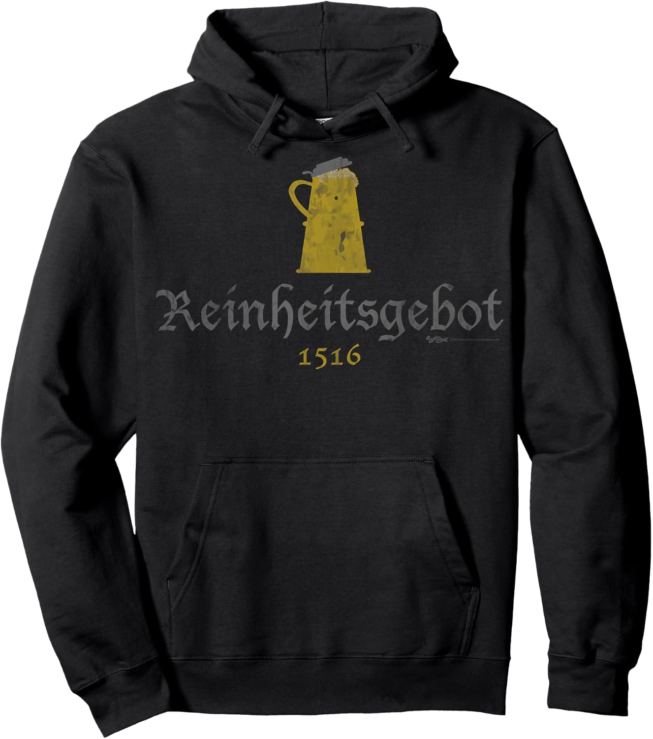 Vintage Reinheitsgebot 1516 Oktoberfest Munich Germany Hoodie - Hoodie | Black