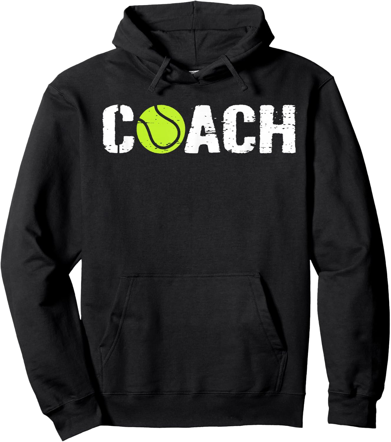 Tennis Coaches Costume Retro Tennis Coach Men Women Hoodie - Hoodie | Black