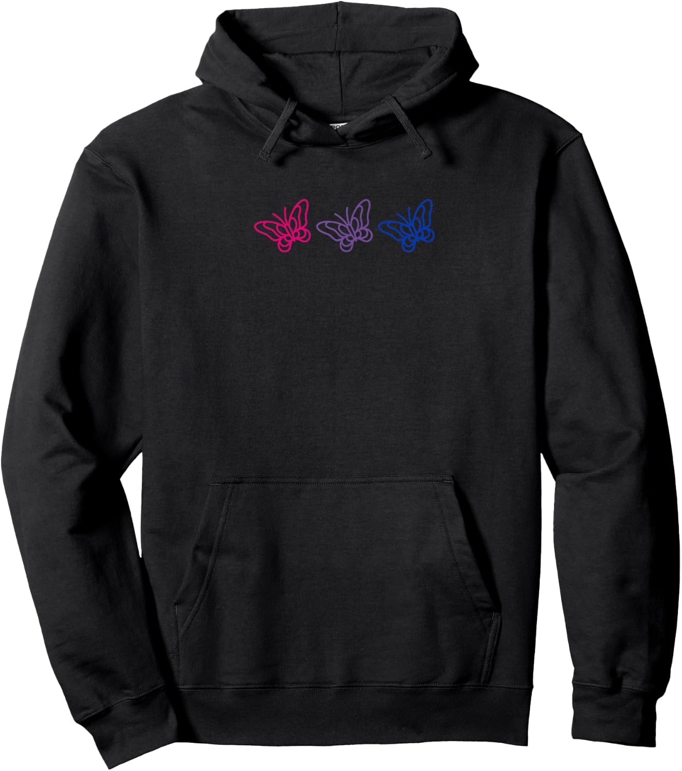 Bisexual Pride Shirt Subtle Bi Pride Gay Pride Hoodie - Hoodie | Black