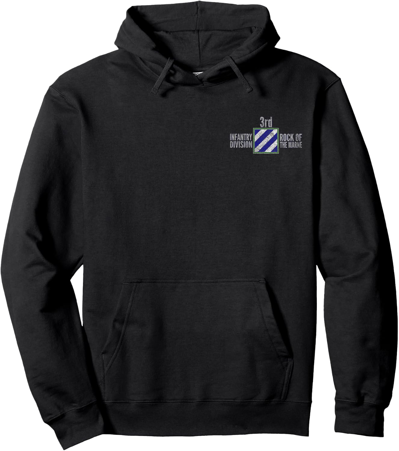 3rd Infantry Division United States Army Rock of the Marne Hoodie - Hoodie | Black