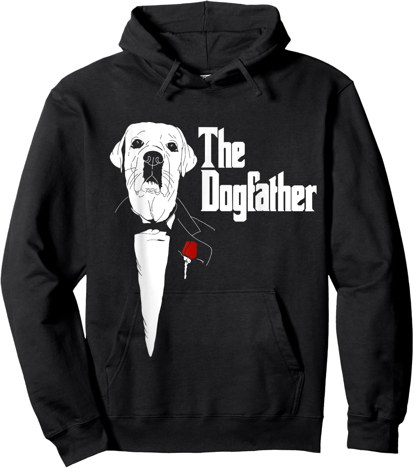 Labrador Retriever Dad | The DogFather Labrador | Lab Hoodie - Hoodie | Black