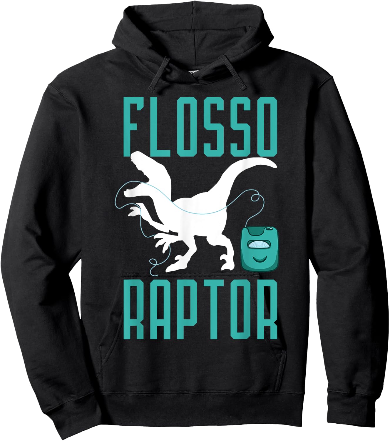 Dinosaur Dentist Dental Surgeon Dino Mouth Doctor Gift Hoodie - Hoodie | Black