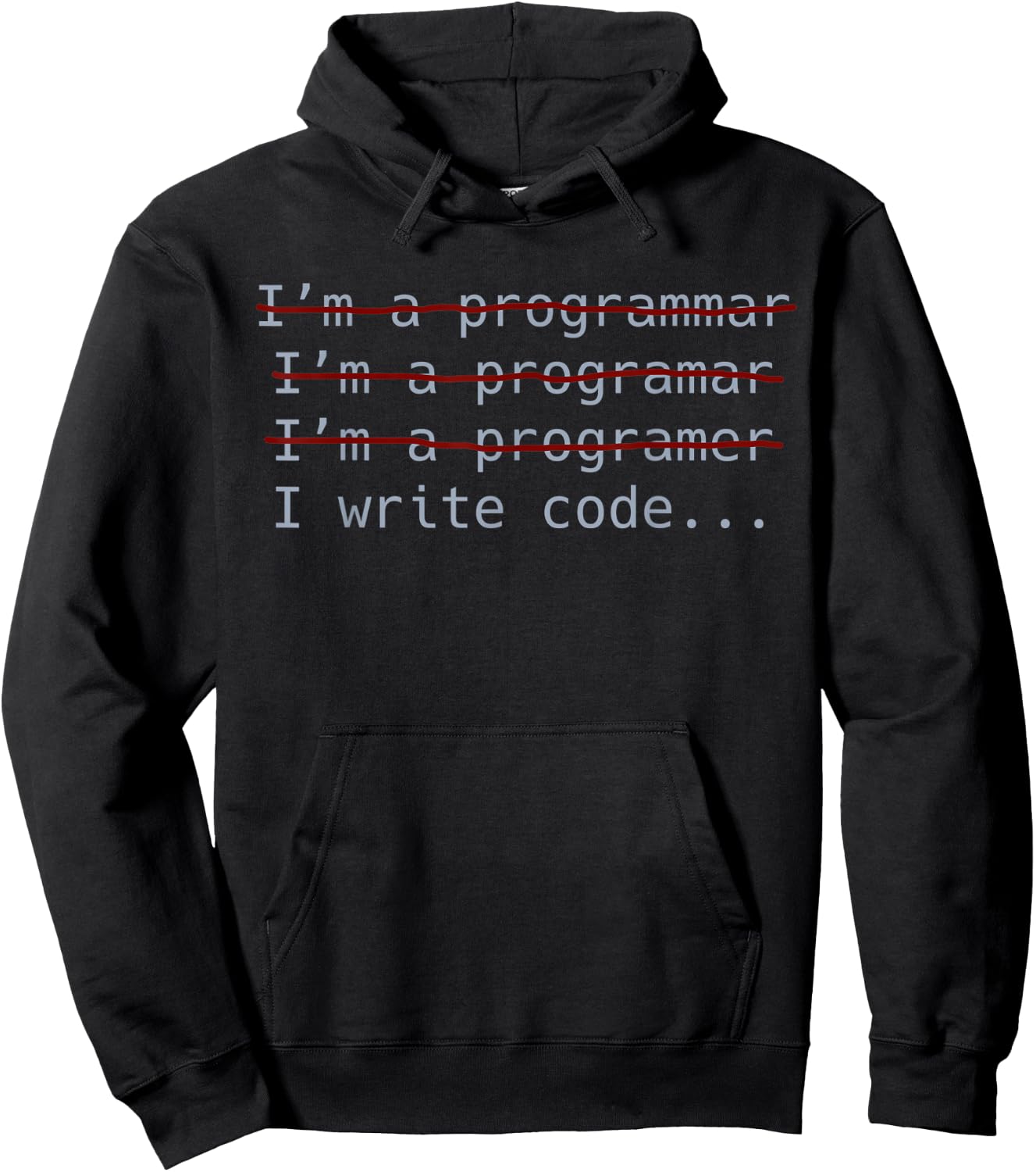 I write code Funny Programming Coding Gift Programmers Hoodie - Hoodie | Black