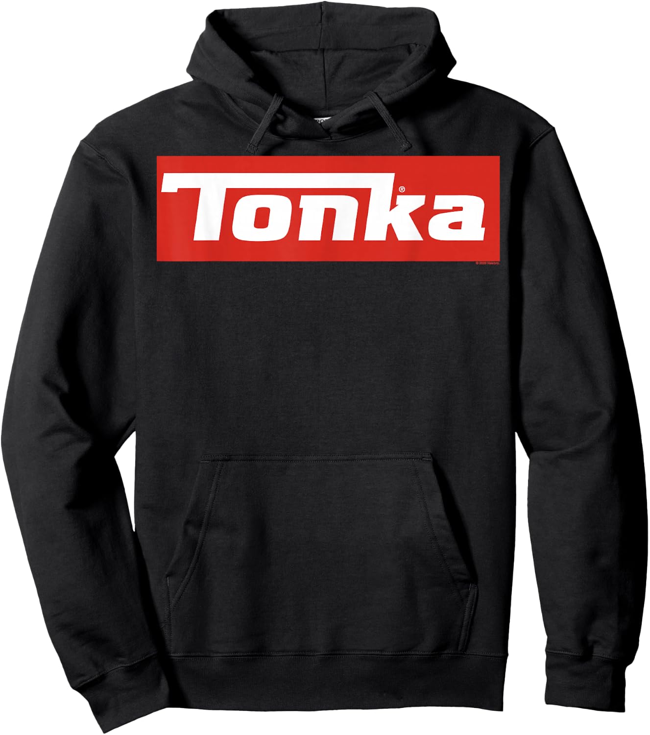 Tonka Simple Red Vintage Logo Hoodie - Hoodie | Black