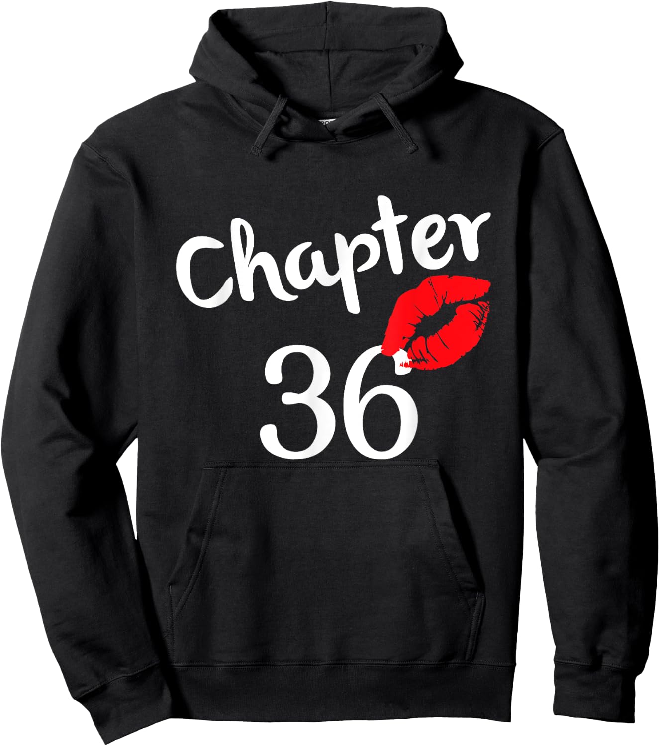 Chapter 36 years 36th Happy Birthday Lips Girls Born In 1985 Hoodie - Hoodie | Black