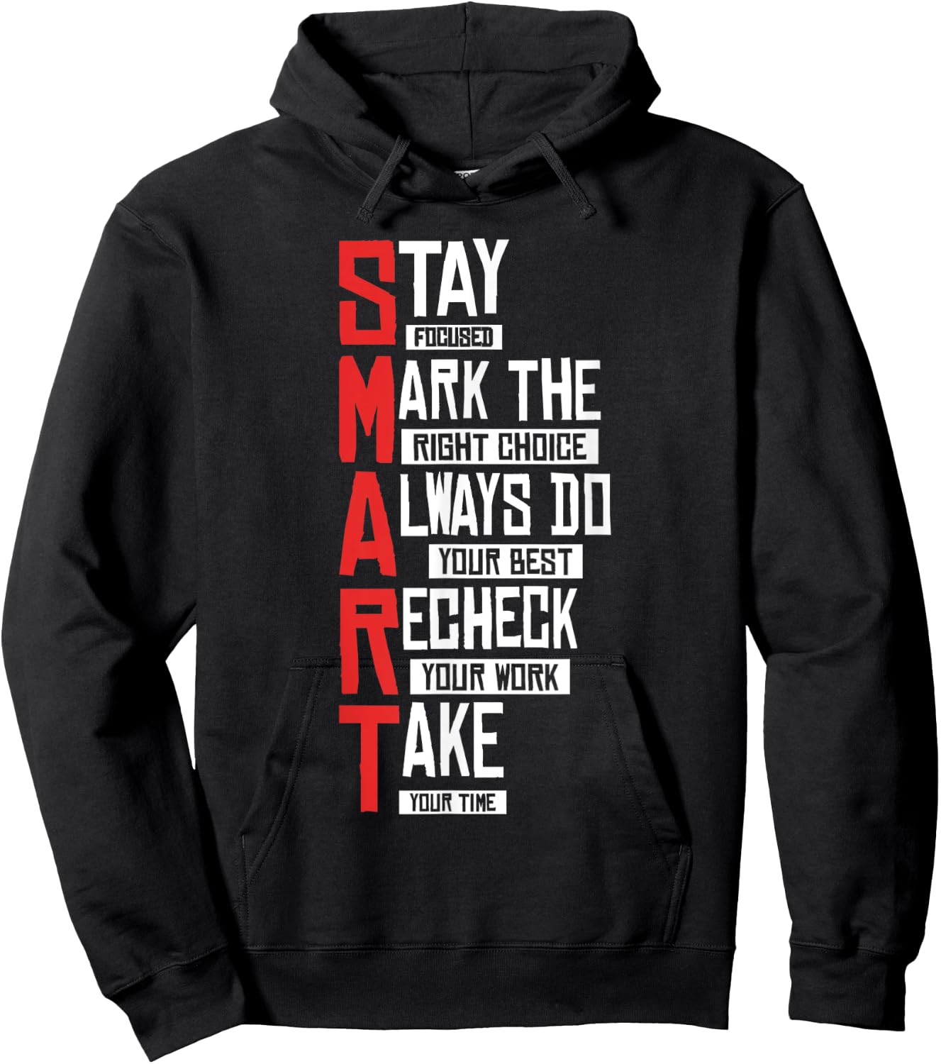 Test Day Teacher- Smart Design Testing Day Exam Hoodie - Hoodie | Black
