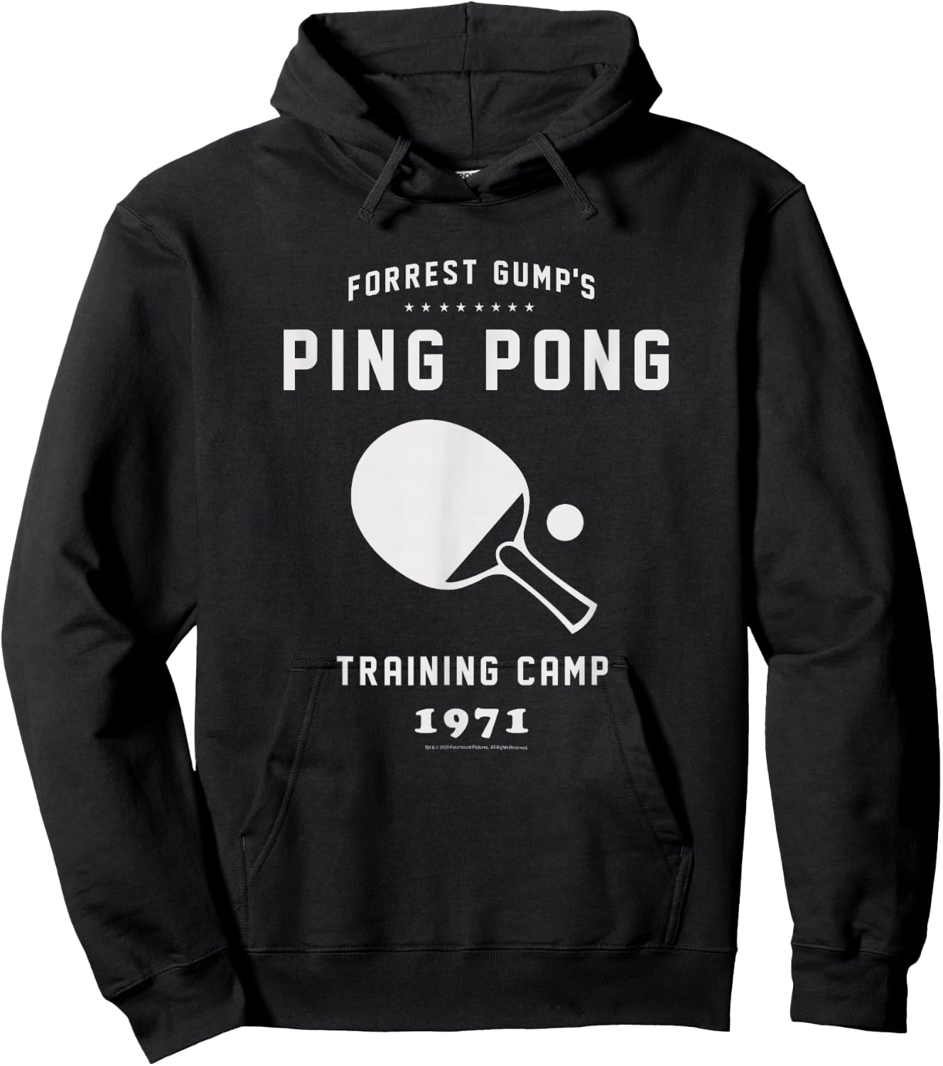 Forrest Gump Table Tennis Training Camp Hoodie - Hoodie | Black
