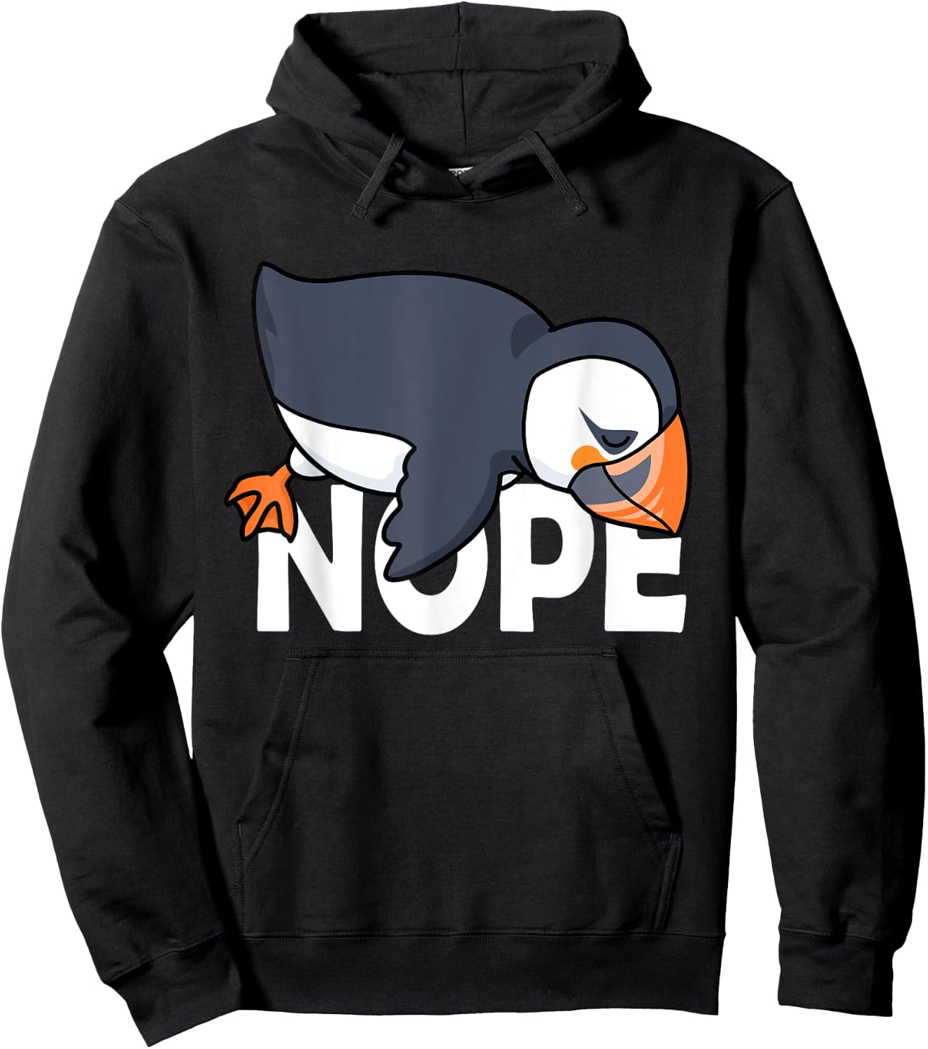 Atlantic Puffin Shirt Men Puffin Bird Shirt Puffin Gift Nope Hoodie - Hoodie | Black