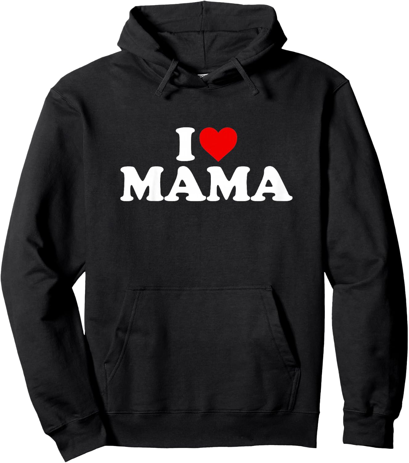 I Love Mama Design For Boy Girl Toddler Children Youth Hoodie - Hoodie | Black