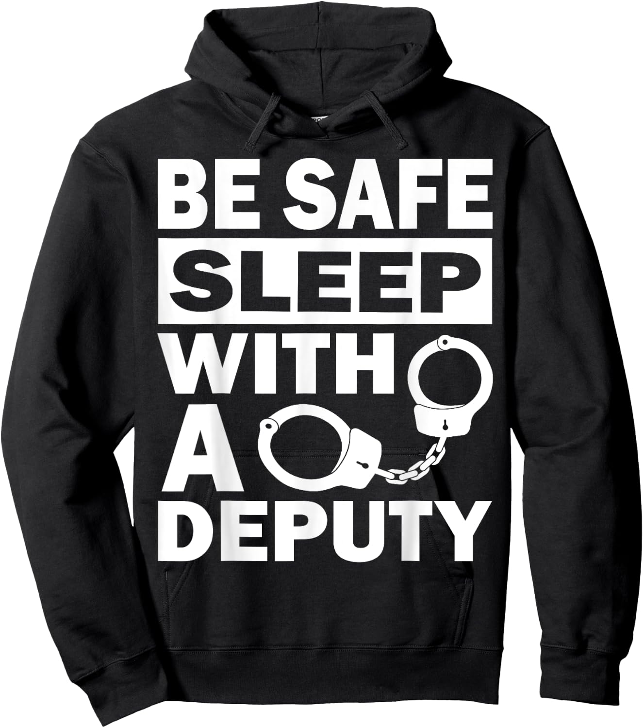 Funny Deputy Sheriff Law Enforcement Police Officer Arrest Hoodie - Hoodie | Black