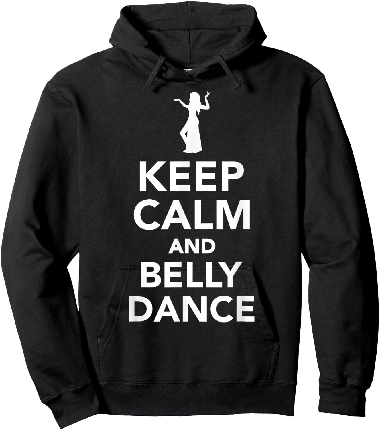 Keep calm and belly dance Hoodie - Hoodie | Black