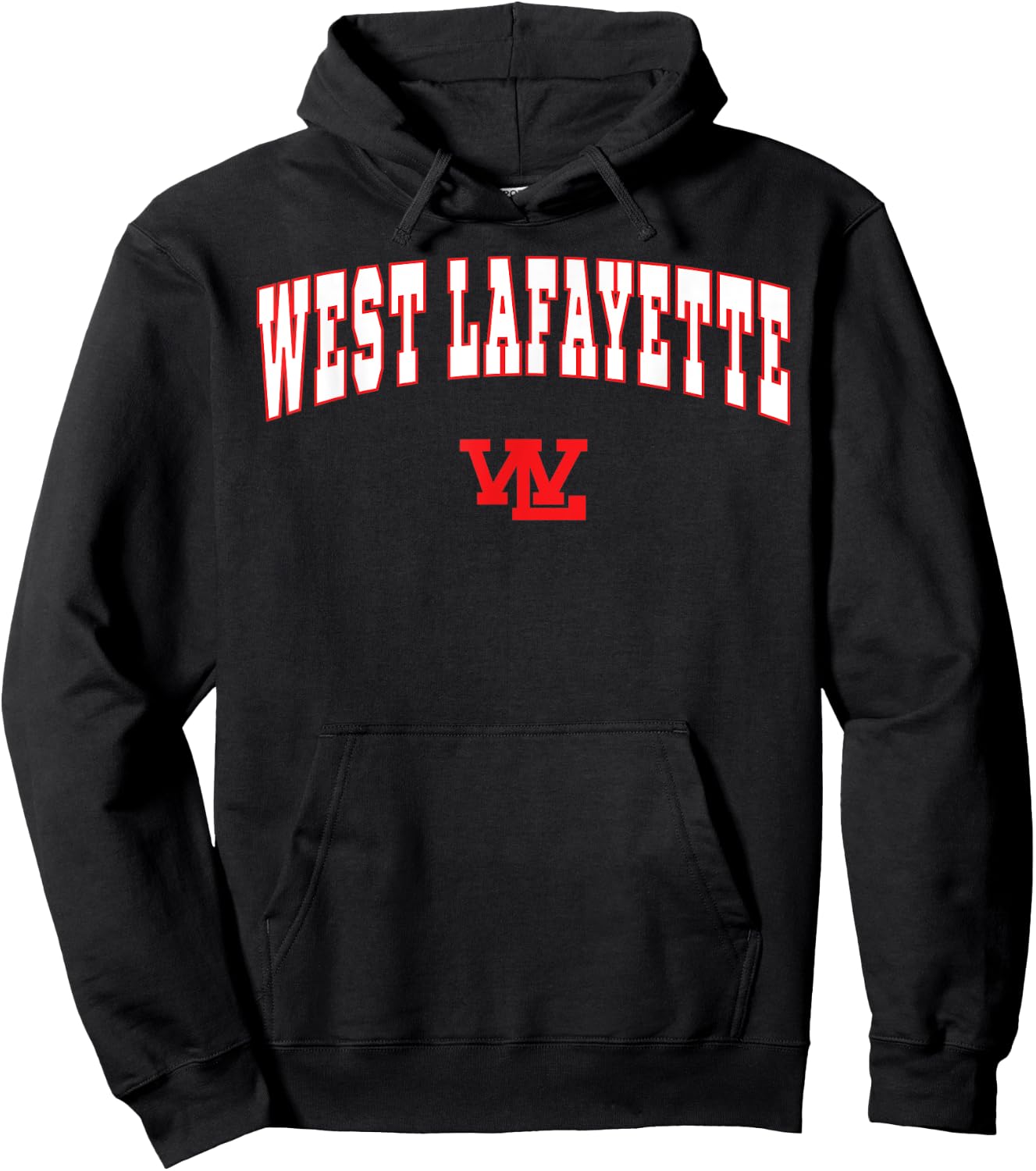 West Lafayette High School Red Devils Hoodie - Hoodie | Black