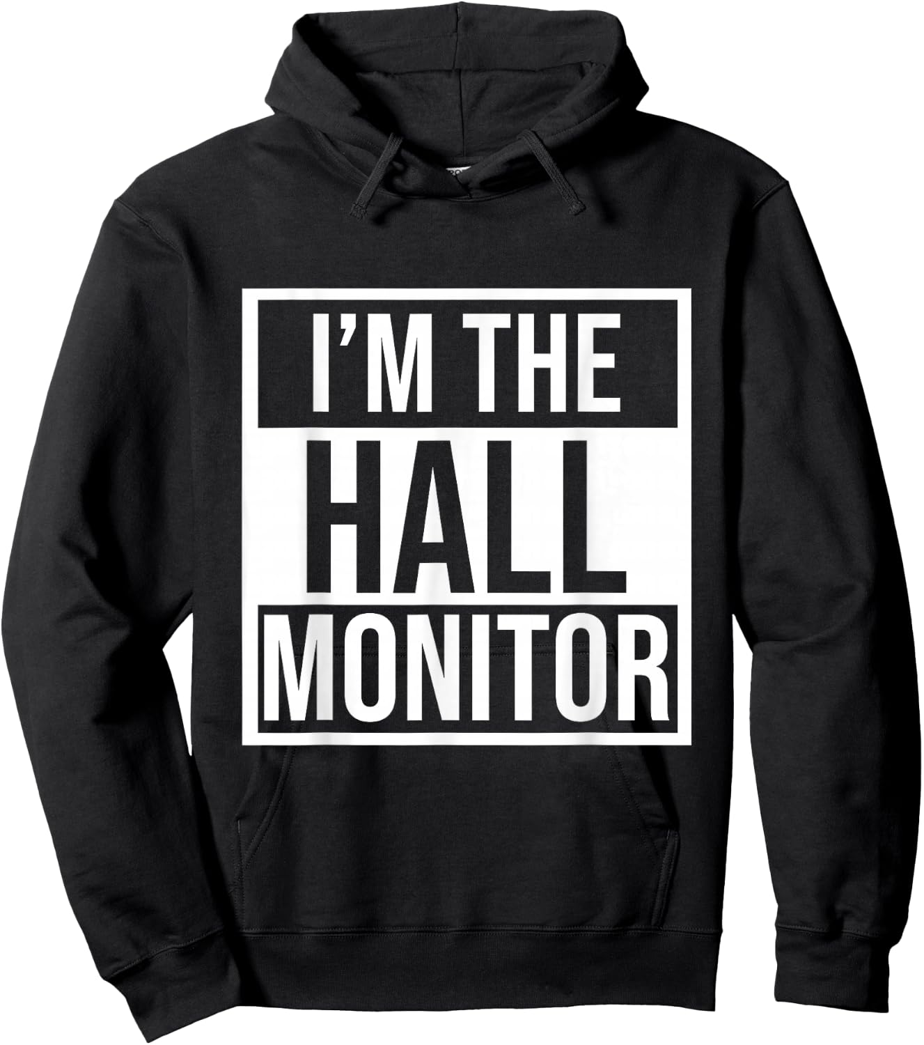 Hall Monitor Gift Back To School Student Hoodie - Hoodie | Black