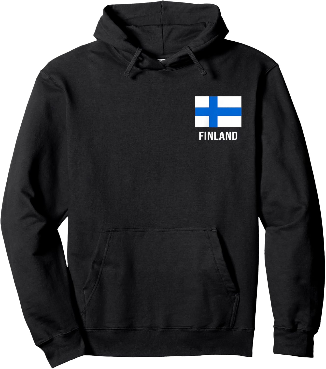 Finland Flag Shirt | Finnish Hoodie - Hoodie | Black