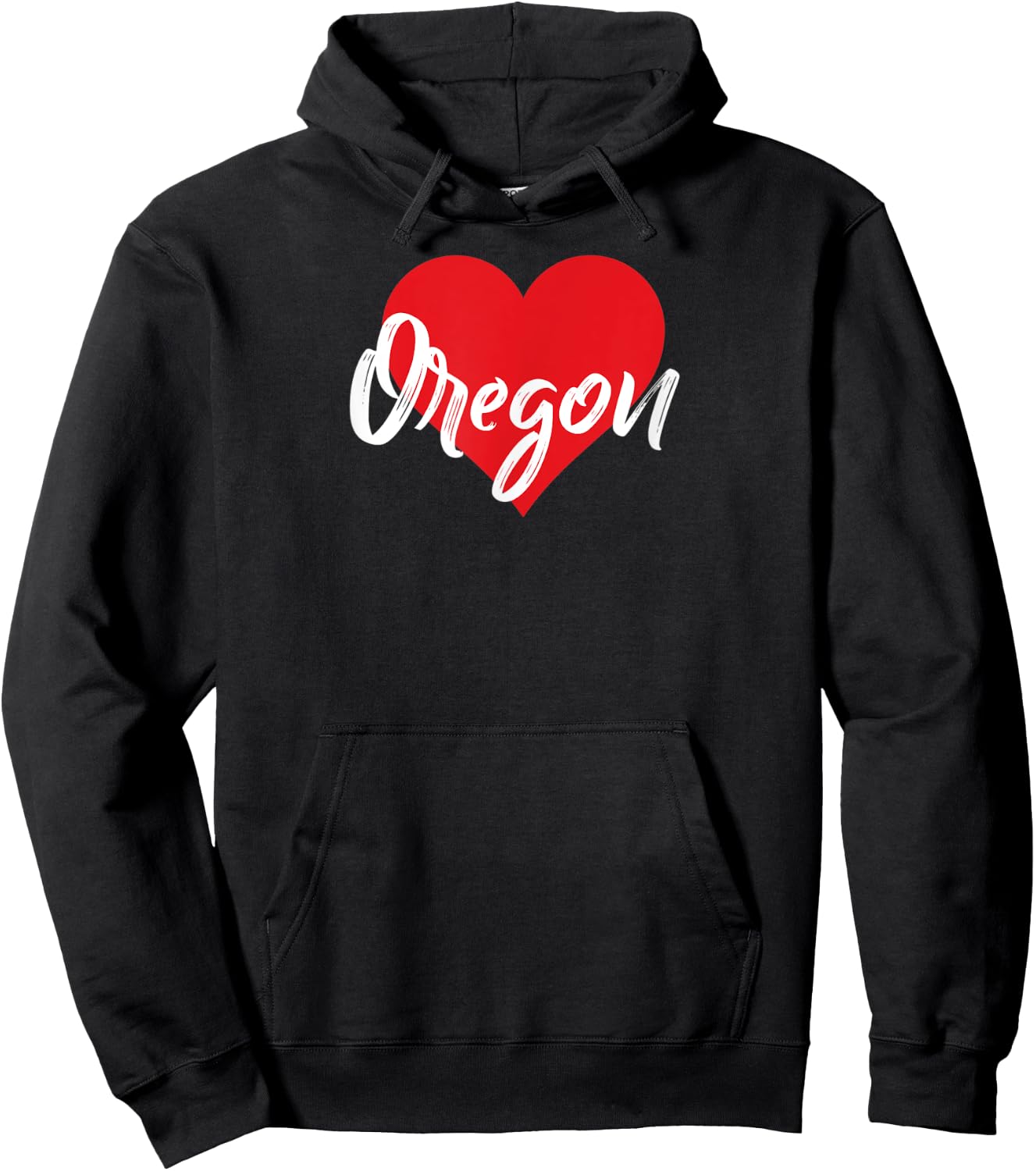 I love Oregon Oregonian Lover Gift Hoodie - Hoodie | Black