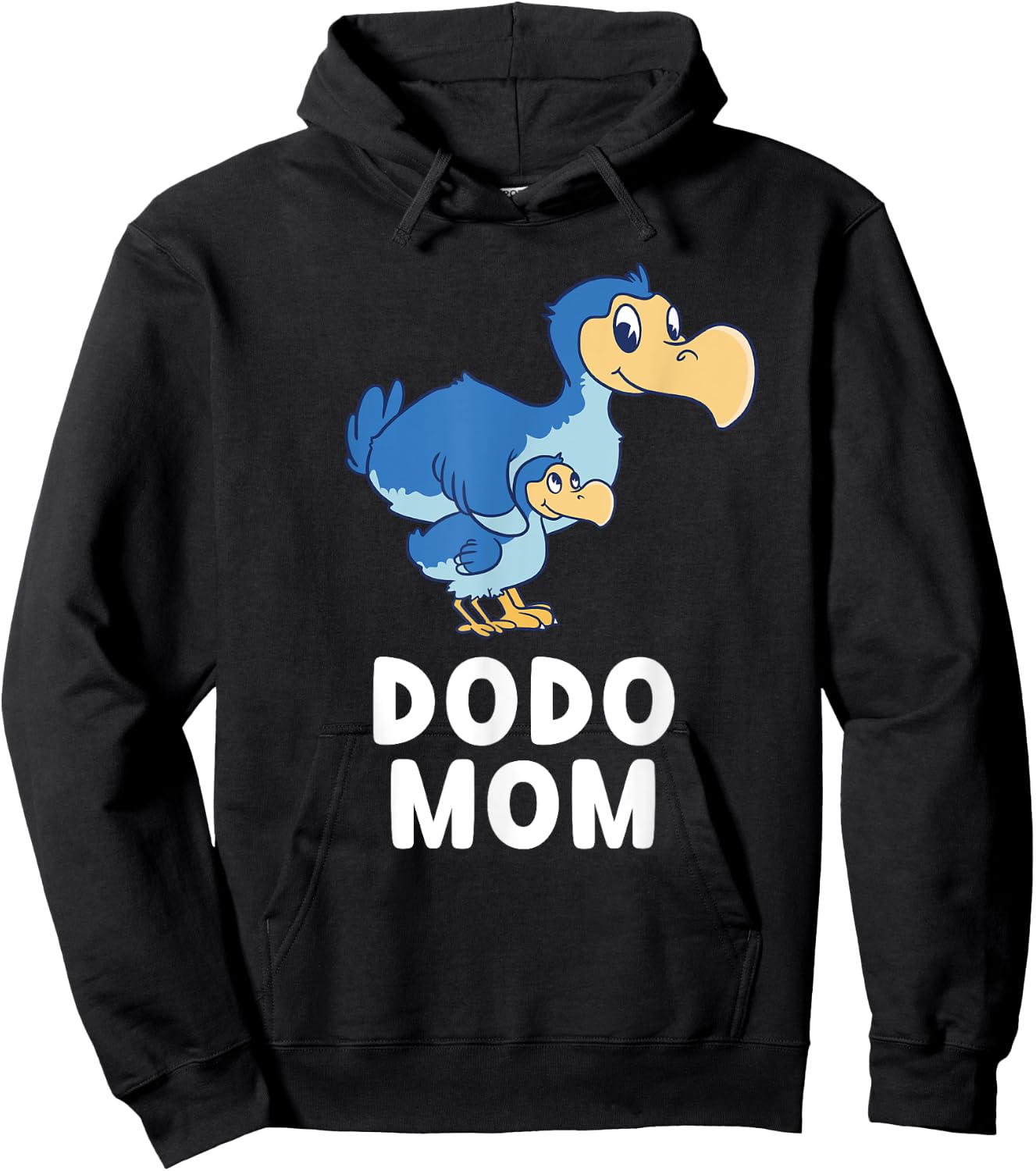 Cute Dodo Bird Mom Dodo Bird Mama Animals Lover Hoodie - Hoodie | Black