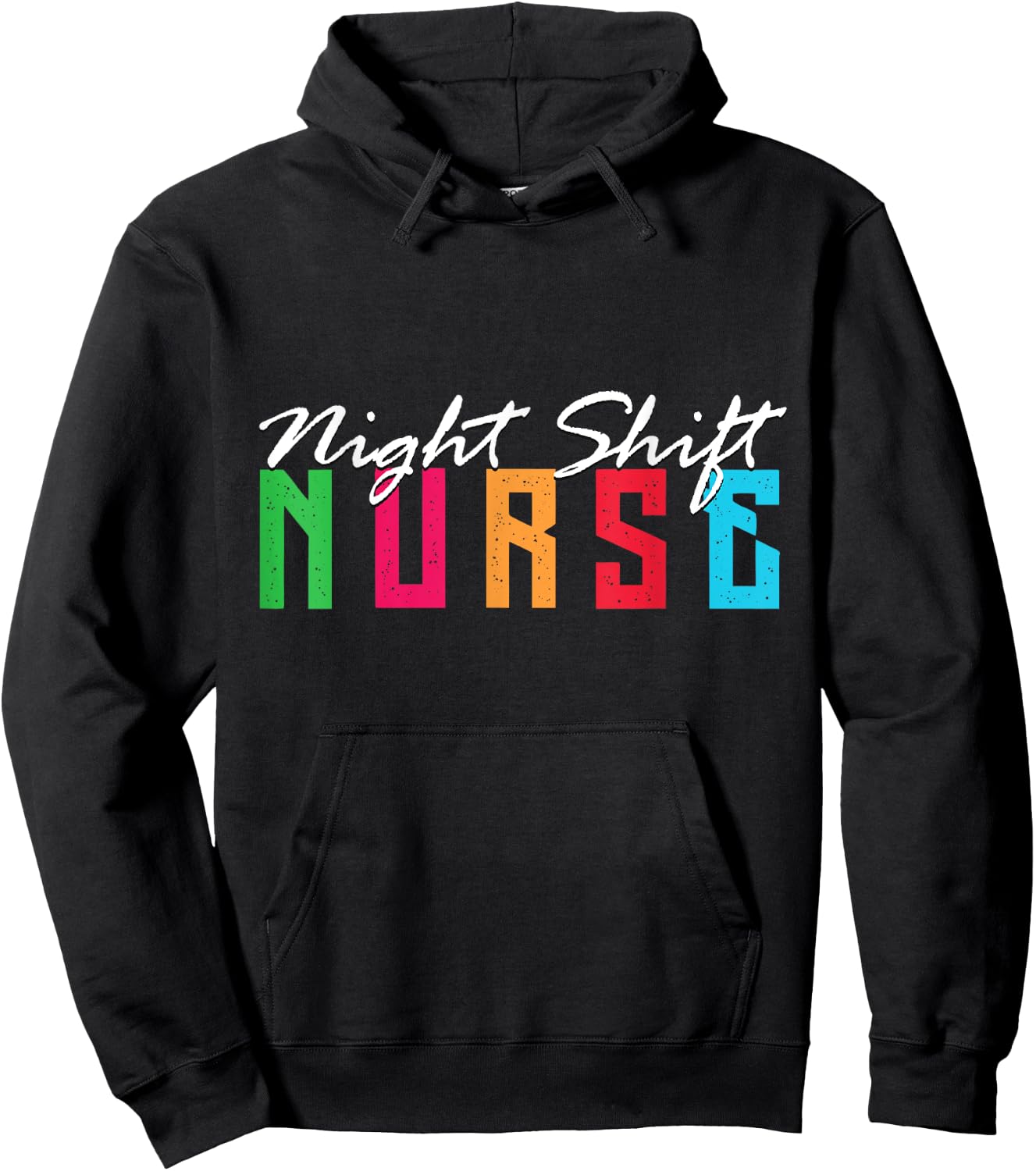 Funny Night Shifters Nurse Team 3rd Shift Work Midnight Crew Hoodie - Hoodie | Black