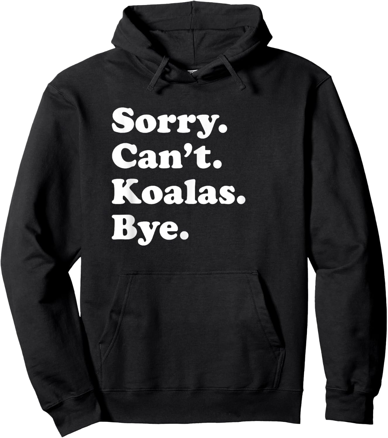Funny Koala Gift Women Boys or Girls Hoodie - Hoodie | Black