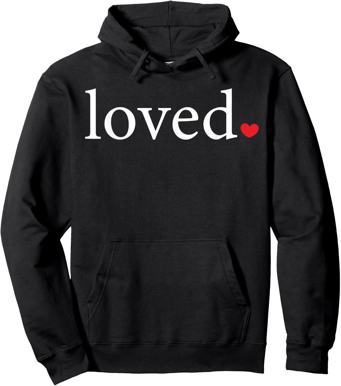 Simply Loved Statement Heart Valentine Affection Adult Kids Hoodie - Hoodie | Black