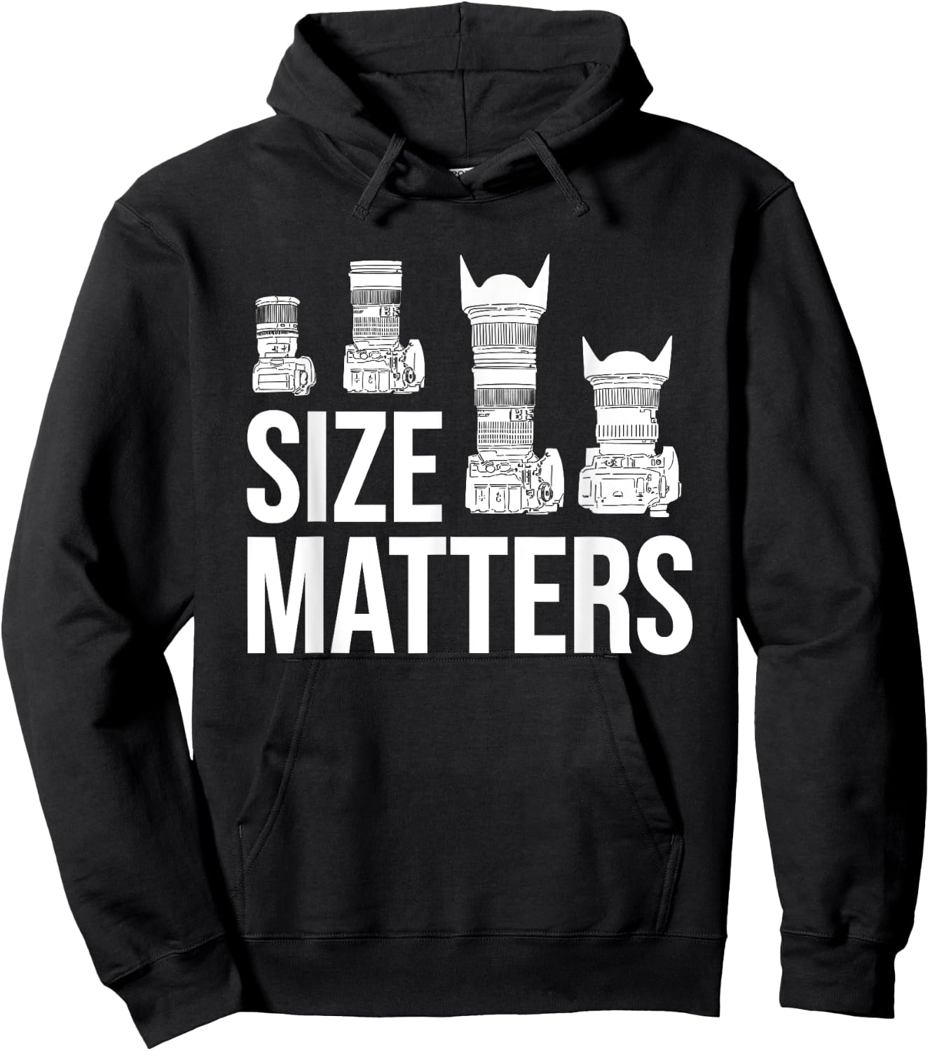 Funny Photography Gift Women Cool Photographer Lens Hoodie - Hoodie | Black