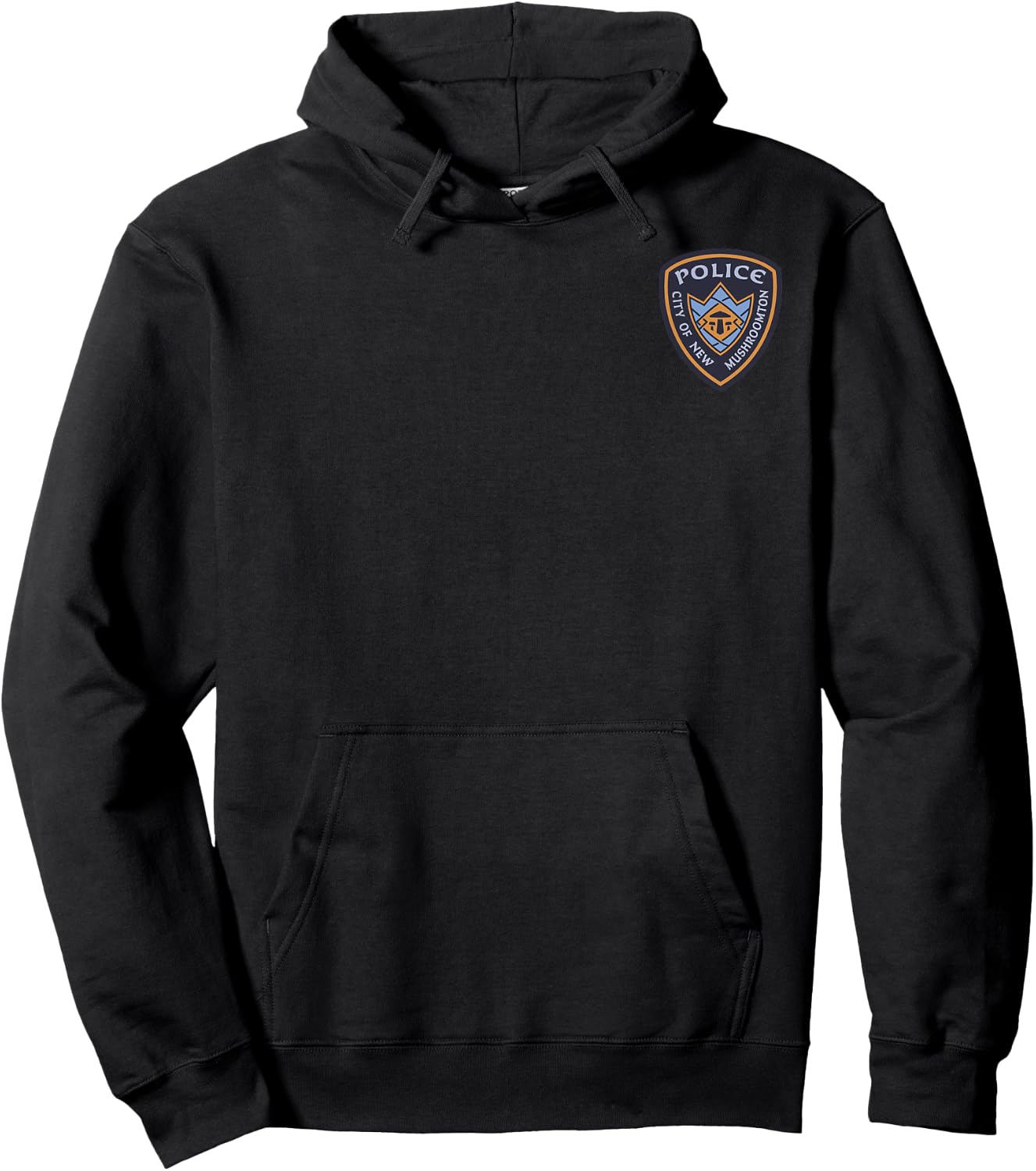 Disney Pixar Onward City Of New Mushroomton Police Hoodie - Hoodie | Black
