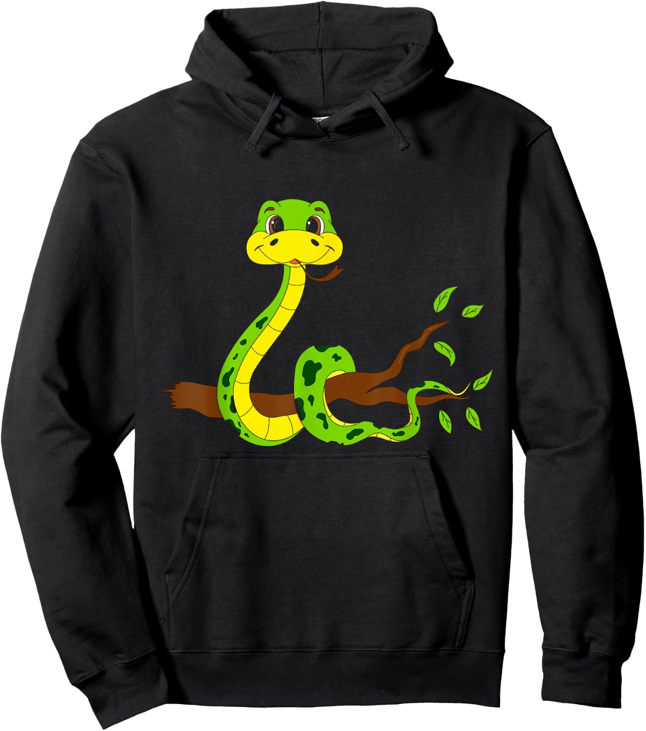 Wild Reptile Animal Kids Gift Snake Hoodie - Hoodie | Black