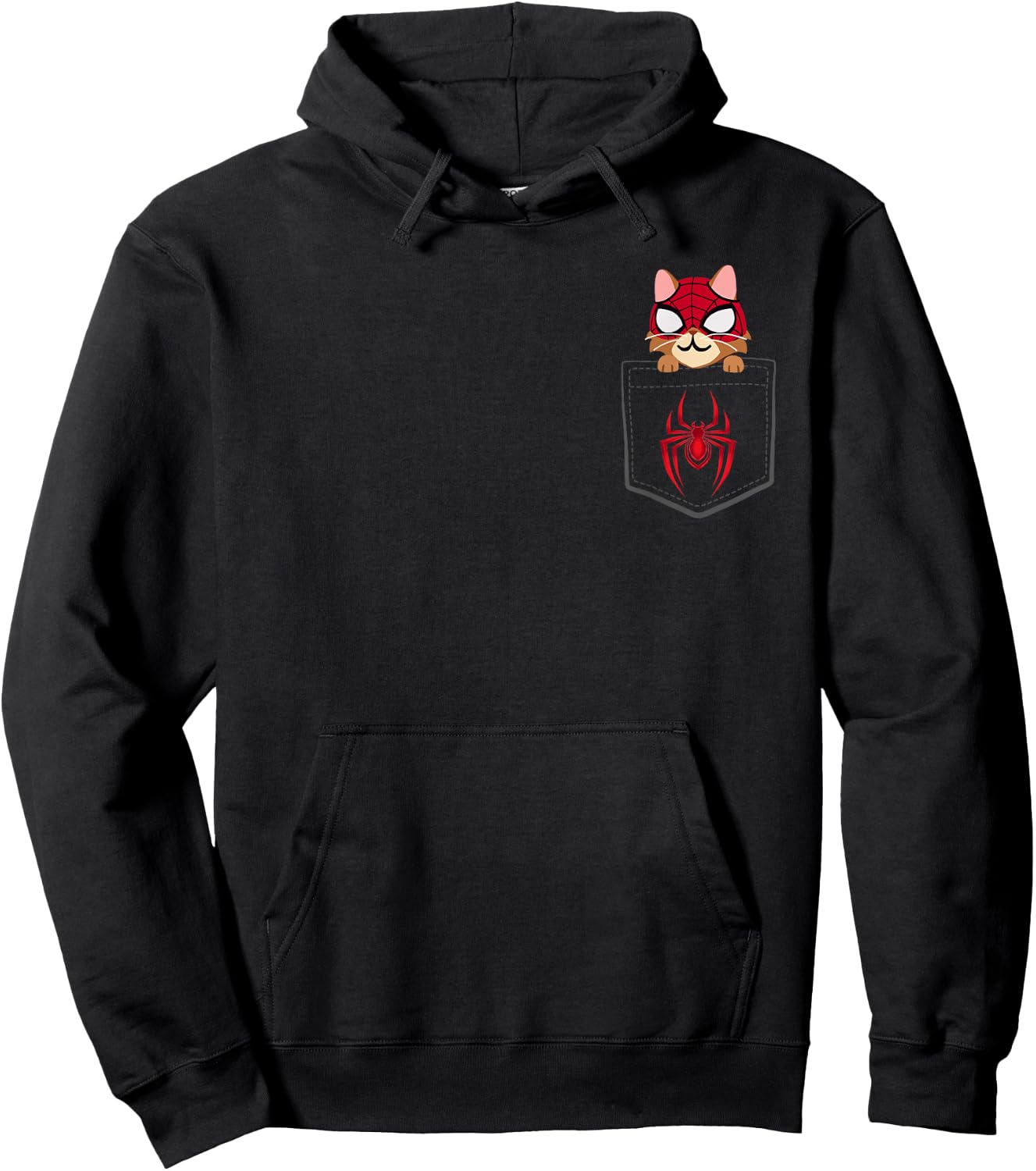 Marvel Spider-Man Miles Morales Game Spider-Cat Hoodie - Hoodie | Black