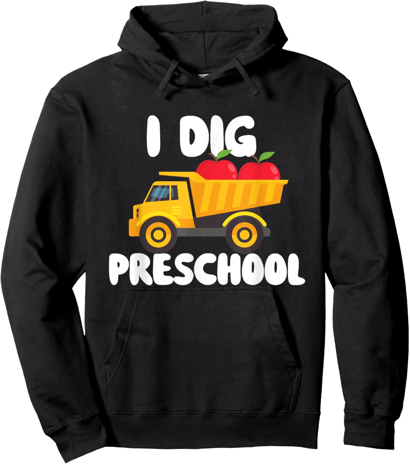 I Dig Preschool - Teacher Student School Hoodie - Hoodie | Black
