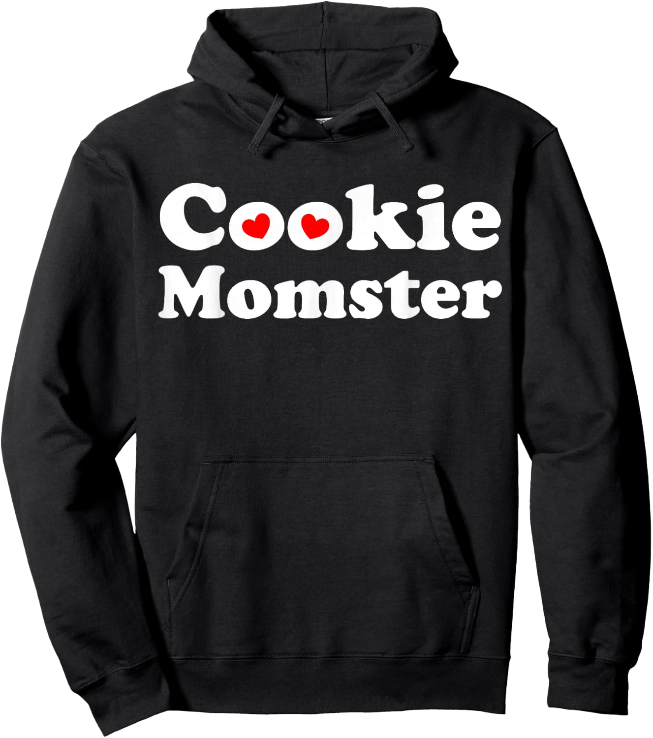 for Baker Moms, Scout Moms - Cookie Momster - Mother's Day Hoodie - Hoodie | Black