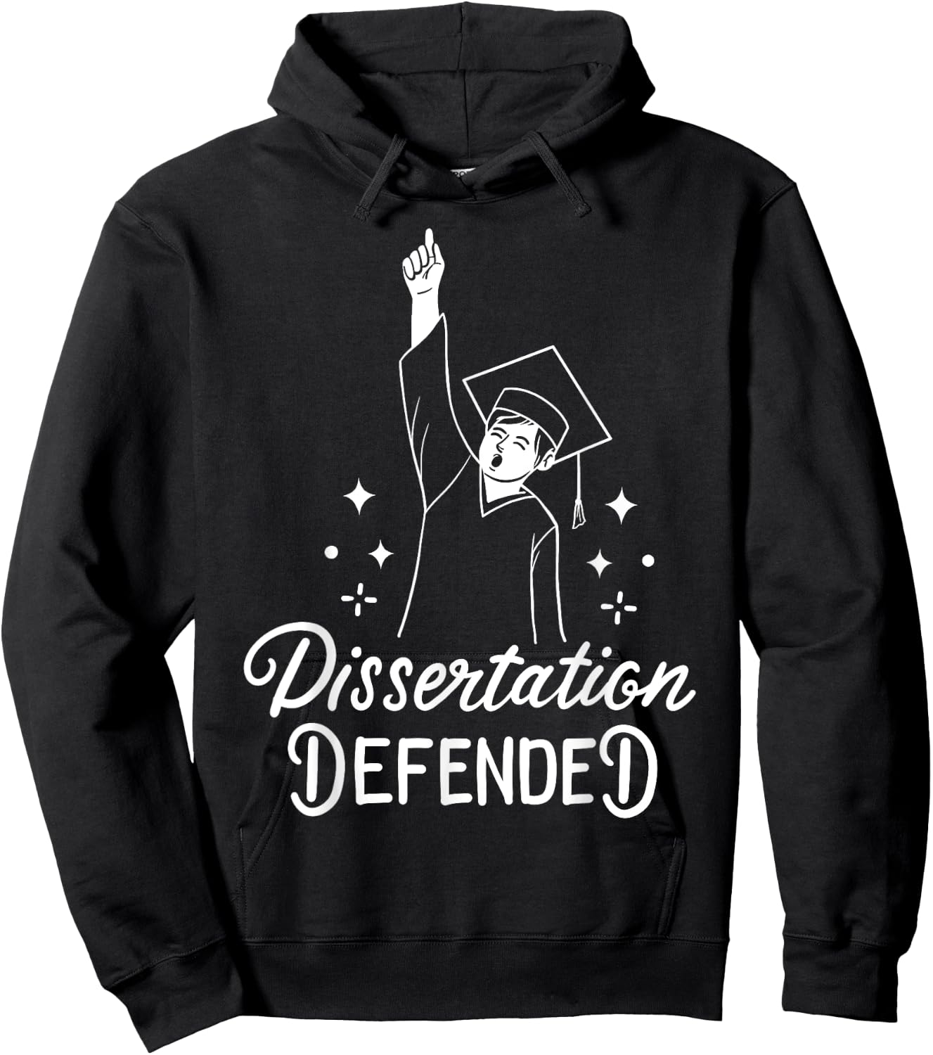 Dissertation PhD Doctorate Doctoral Degree Hoodie - Hoodie | Black