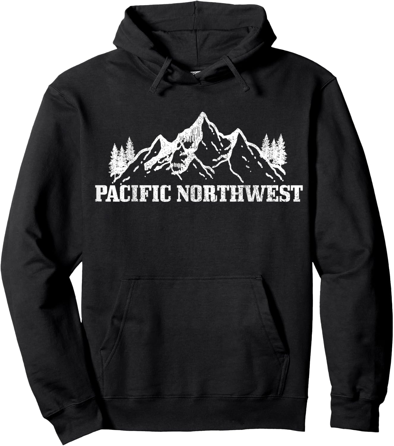 Pacific Northwest PNW Oregon Washington USA America Souvenir Hoodie - Hoodie | Black