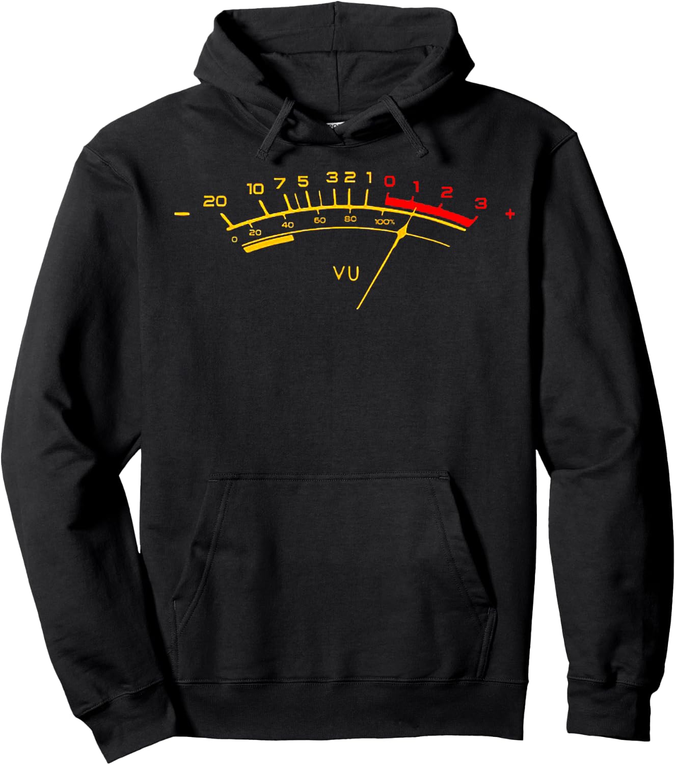 VU Meter Sound Level Studio Hoodie - Hoodie | Black