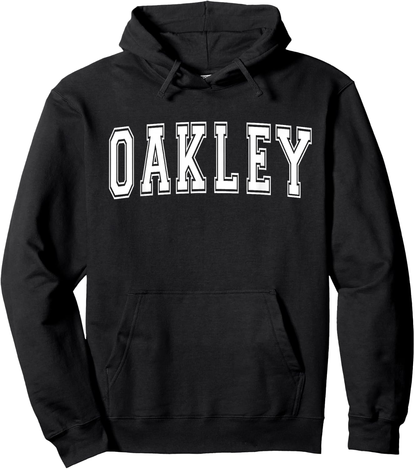 OAKLEY CA CALIFORNIA USA Vintage Sports Varsity Style Hoodie - Hoodie | Black