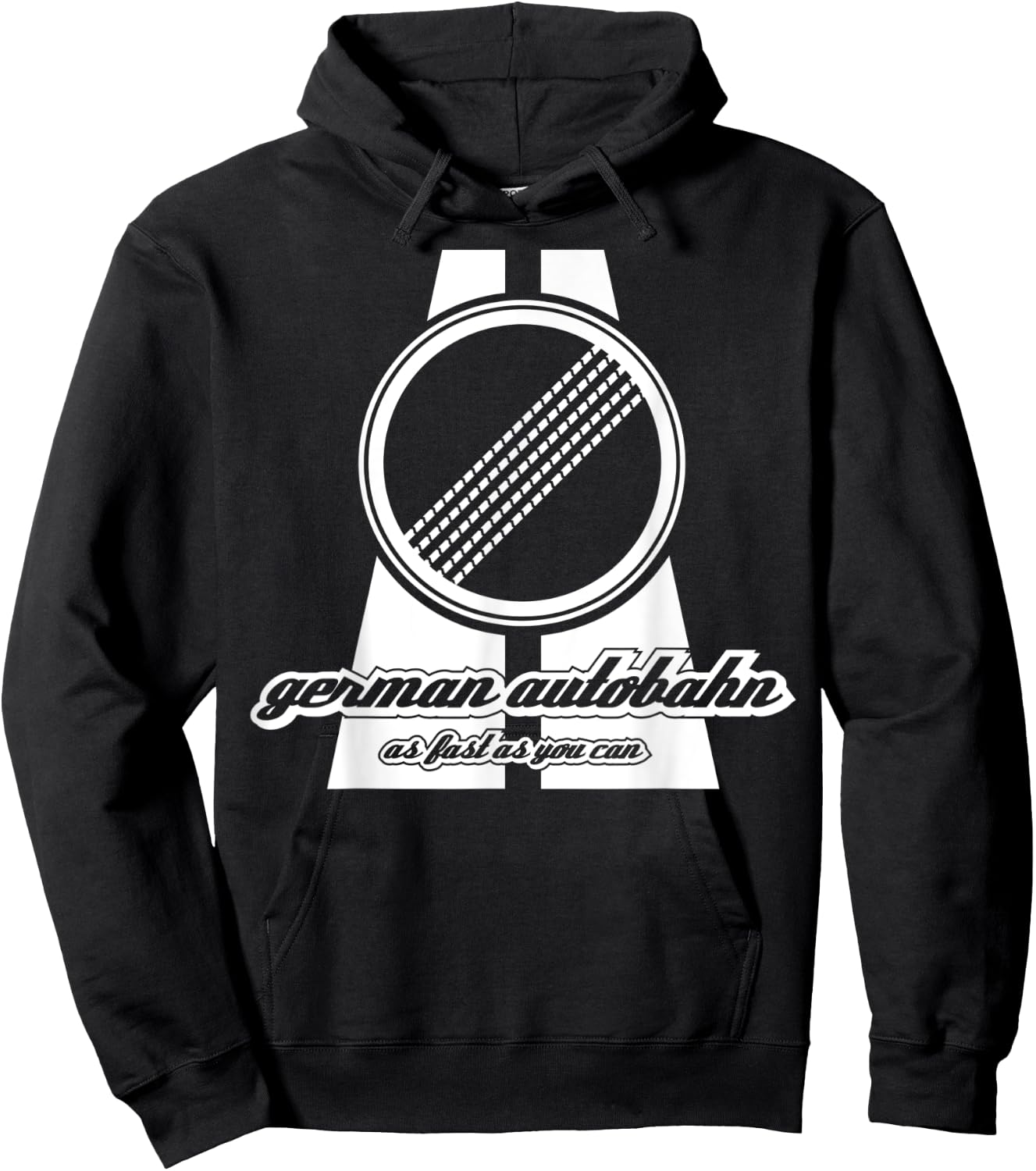 German Autobahn Design "Autobahn" Hoodie - Hoodie | Black