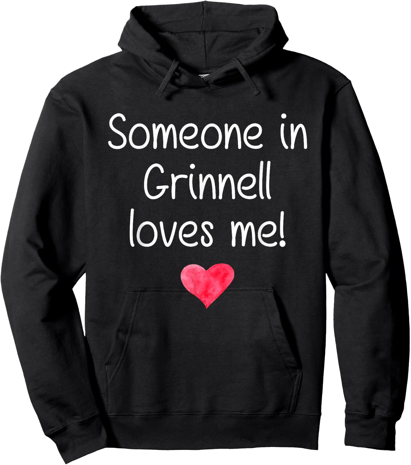 Someone In GRINNELL IA IOWA Loves Me City Home Roots Hoodie - Hoodie | Black