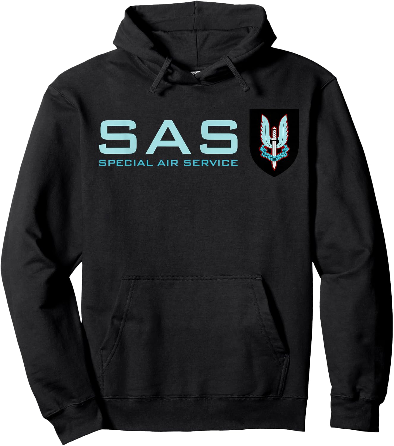 Uk Sas Special Air Service British Army Special Forces Hoodie - Hoodie | Black