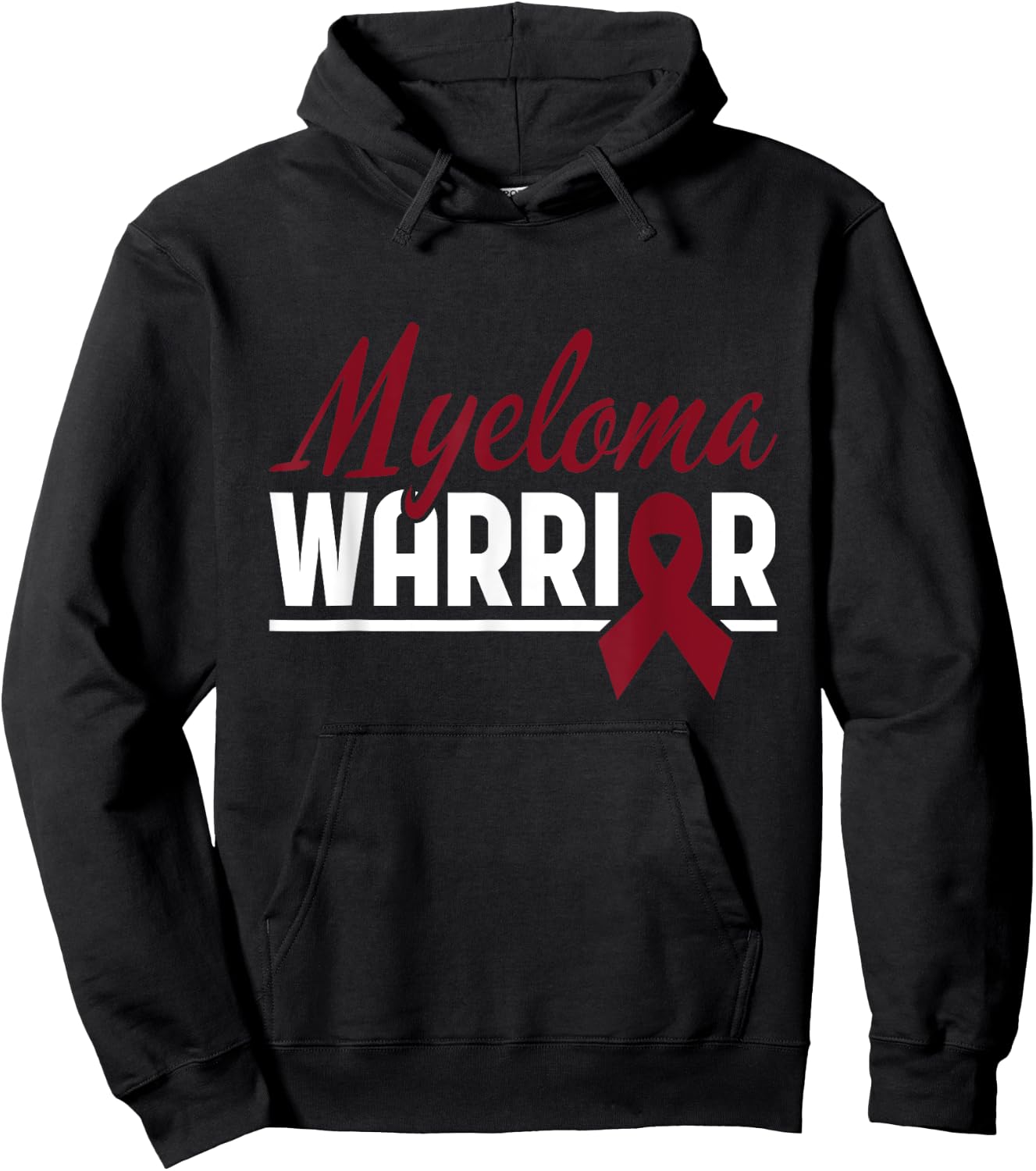Myeloma Warrior Multiple Myeloma Cancer Awareness Hoodie - Hoodie | Black