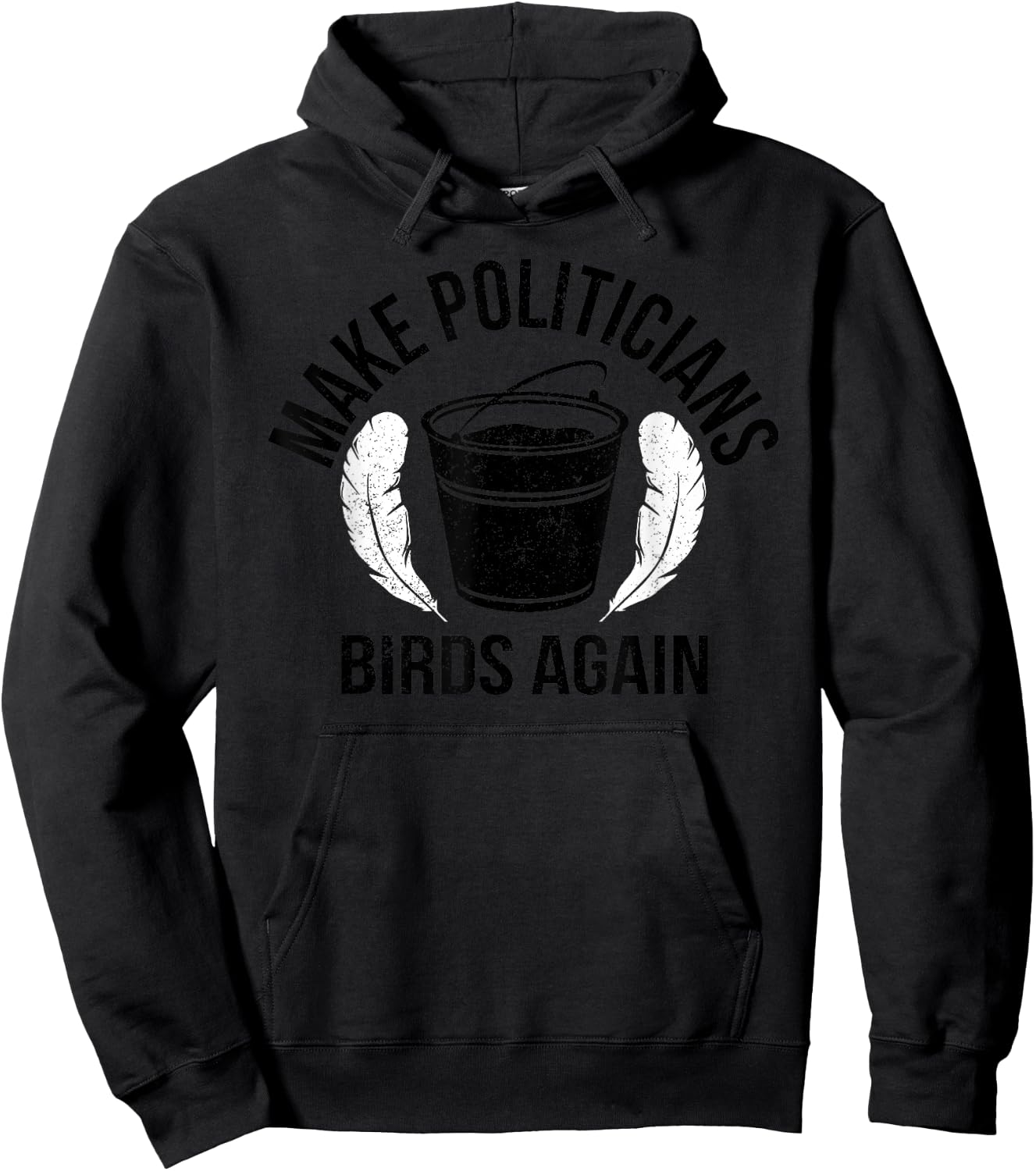 Funny Politicians Birds Again Tar Feather Liberty Taxation Hoodie - Hoodie | Black