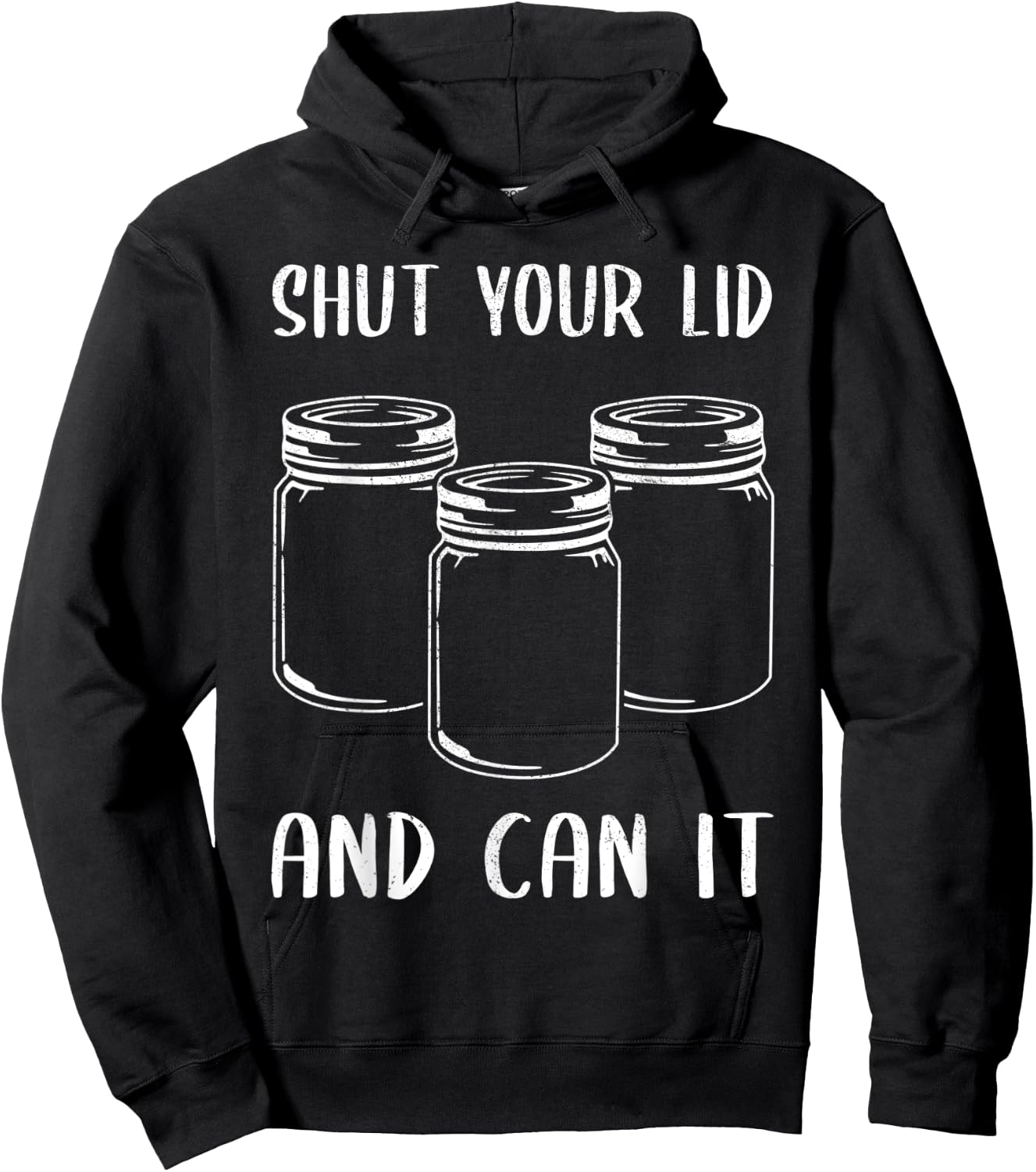 Funny Canning Gift Women Cool Canning Season Can Lid Hoodie - Hoodie | Black