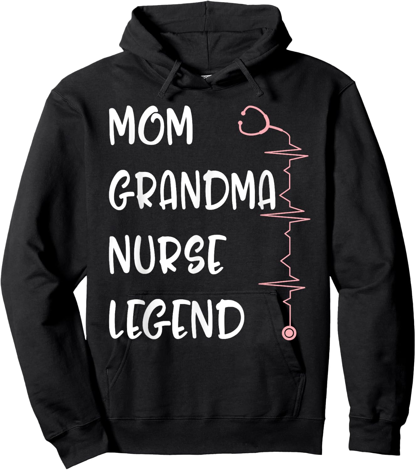 Nurses Week Mom Grandma Nurse Legend Mothers Day Retirement Hoodie - Hoodie | Black