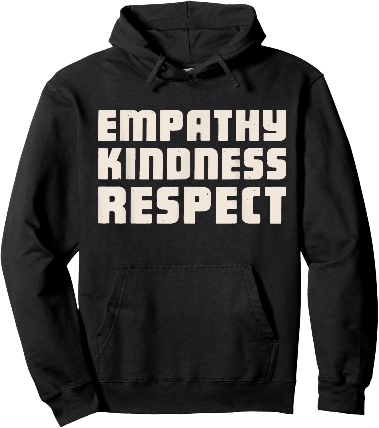 Empathy kindness respect Hoodie - Hoodie | Black
