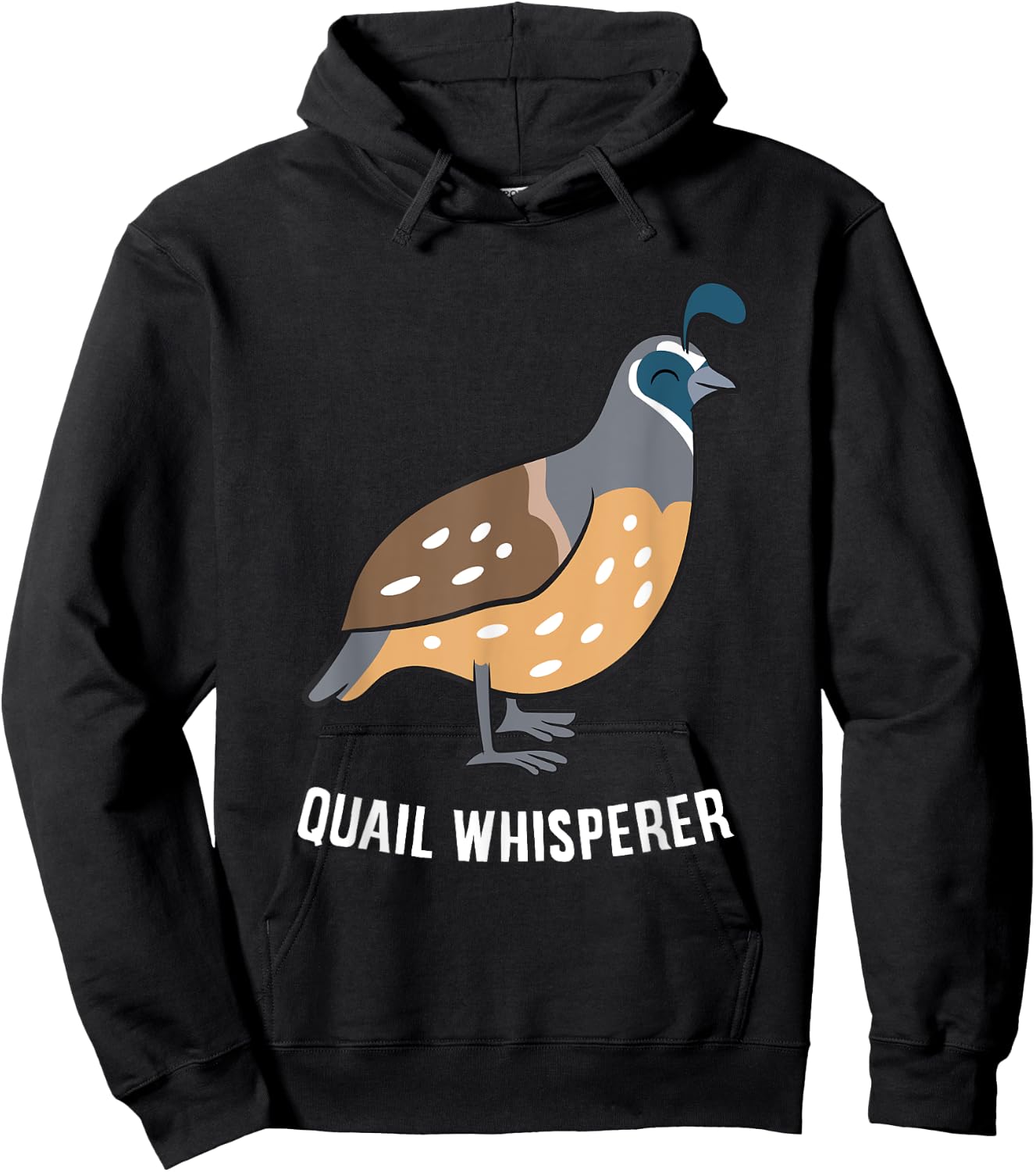 Funny Quail Whisperer Love Quails Hoodie - Hoodie | Black