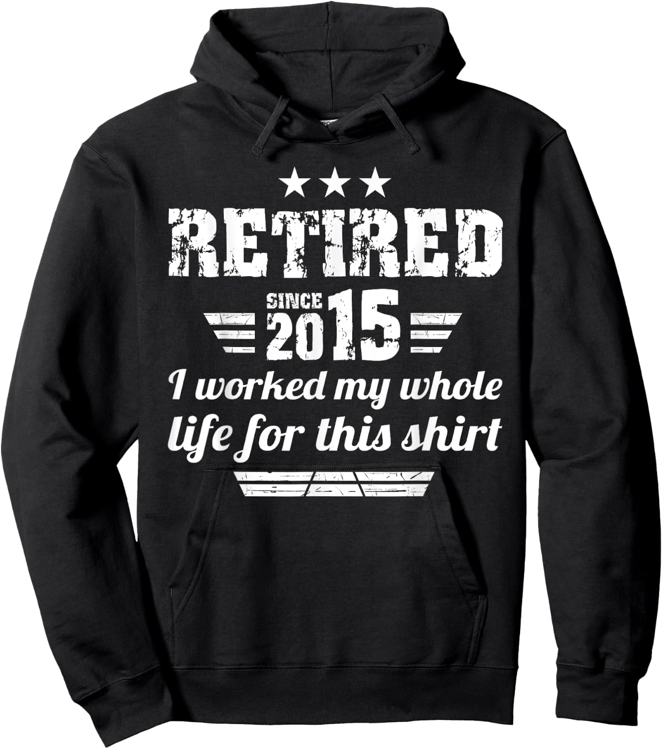 Retirement Class Of 2015 Hoodie - Hoodie | Black